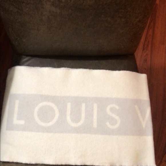 Auth LOUIS VUITTON ECHARPE BARODA 100% Cashmere - Picture 4 of 7